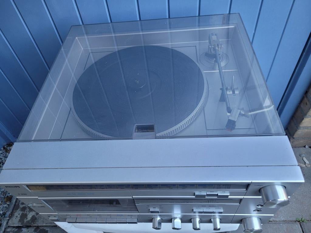Philips Stereo set  F 1230   goed spelend, Audio, Tv en Foto, Platenspelers, Ophalen, Zo goed als nieuw, Philips