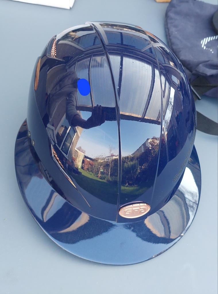 GPA Little Lady Navy Blauw met Rose gold maat 55, Dieren en Toebehoren, Ophalen of Verzenden, Gebruikt, Cap