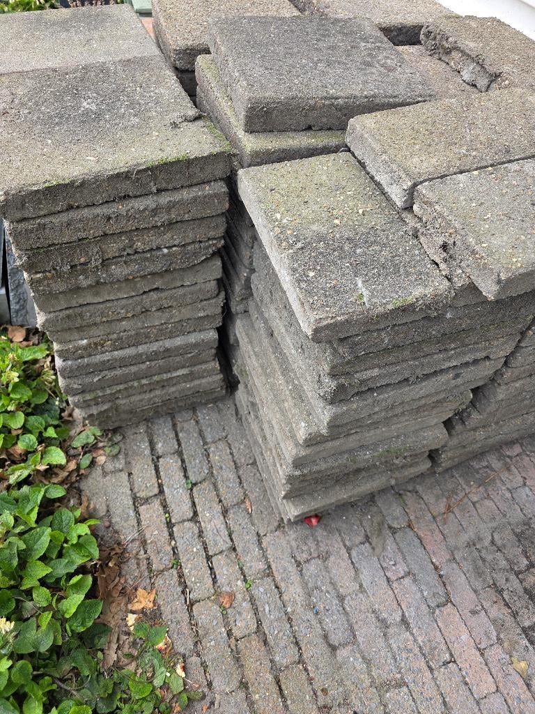 Stoeptegels Gratis, Tuin en Terras, Tegels en Klinkers, Ophalen, Gebruikt, Beton, Overige typen