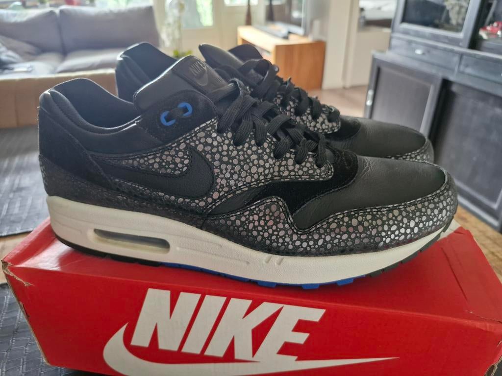 Nike air max one 1 safari deluxe 2014 us 11,5 eu 45,5 vnds, Kleding | Heren, Schoenen, Zo goed als nieuw, Sneakers of Gympen, Overige kleuren