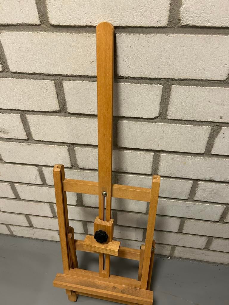 Verstelbare houten schildersezel - Ideaal voor kunstenaars, Ophalen, Zo goed als nieuw, Ezel