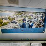 GROTE VINYL POSTER WAALBRUG NIJMEGEN VANAF ST STEVENSTOREN, Verzamelen, Ophalen, Gebruikt, Deurposter of groter, Rechthoekig Liggend