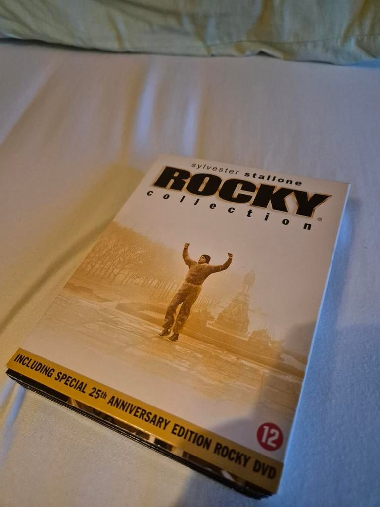 Sylvester Stallone Rocky Collection 5 dvd box, Ophalen of Verzenden, Zo goed als nieuw, Vanaf 12 jaar, Boxset