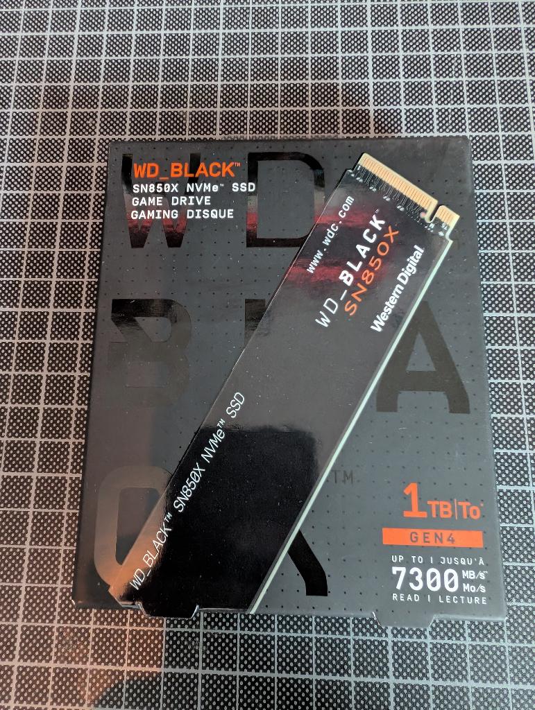 WD Black SN850X 1TB NVMe SSD | Nieuw, Computers en Software, Harde schijven, Intern, WD Black, SSD, Nieuw