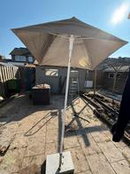Balkon parasol met voet, Tuin en Terras, Parasols, Ophalen, Muurparasol, Verstelbaar, Zo goed als nieuw