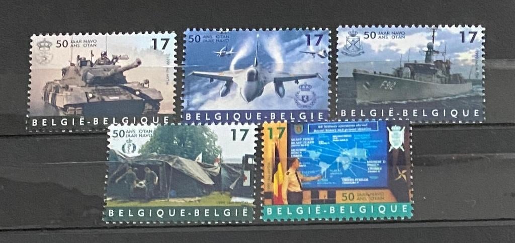 België, Mi 2861-2865, PF, Verzenden, Postfris