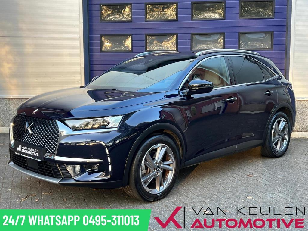 Ds 7 Crossback E-Tense 4x4 Grand Chic PHEV 300 PK Luxe !, 1800 kg, Gebruikt, 4 cilinders, Blauw
