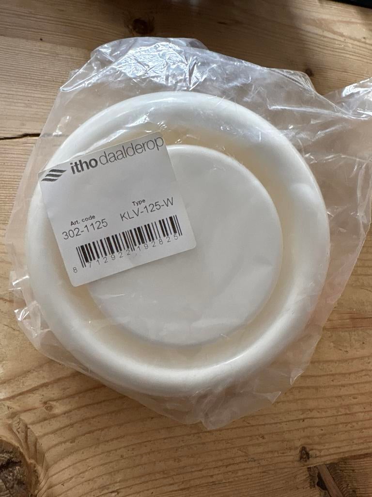 Itho Daalderop KLV-125-W Afzuigventiel - Nieuw in verpakking, Ophalen of Verzenden, Nieuw, Afzuiger