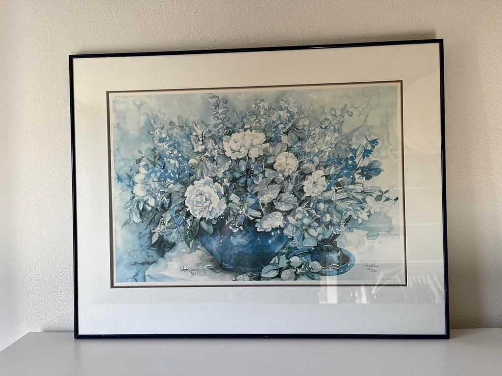 Coraline aquarel, 1990, 221/500, Antiek en Kunst, Ophalen of Verzenden