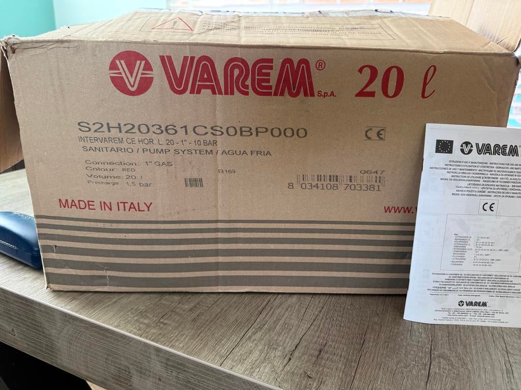 20 liter drukvat, Ophalen of Verzenden, Nieuw, Kombuis en Sanitair, Zeilboot of Motorboot