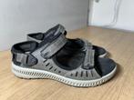 Ecco Sandalen Grijs/Bruin Maat 39, Ecco, Bruin, Zo goed als nieuw, Sandalen of Muiltjes