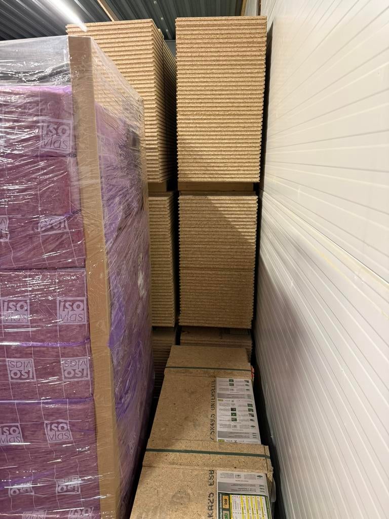 esb platen 1275x495x22 mm (126m2, Doe-het-zelf en Verbouw, Platen en Panelen, Ophalen, Nieuw, Hout, 20 tot 50 mm