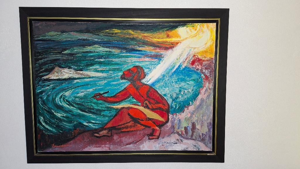 Schilderij Jannes de Vries, Antiek en Kunst, Kunst | Schilderijen | Klassiek, Ophalen