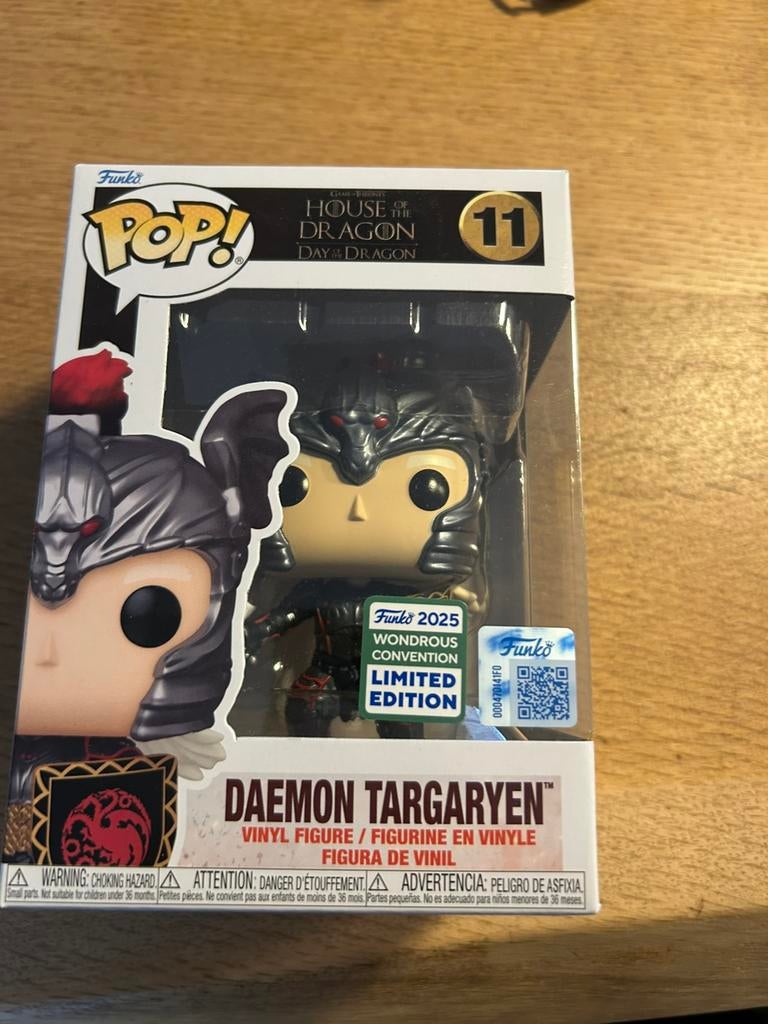 Funko pop! 2025 Convention Exclusive Daemon Targaryen, Ophalen of Verzenden, Zo goed als nieuw