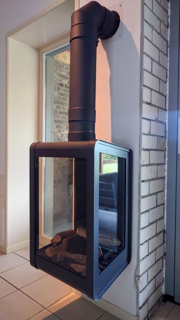 Sfeervolle DRU Pronto Gashaard - incl. afstandsbediening, Ophalen, Gebruikt, Vrijstaande haard, Gashaard