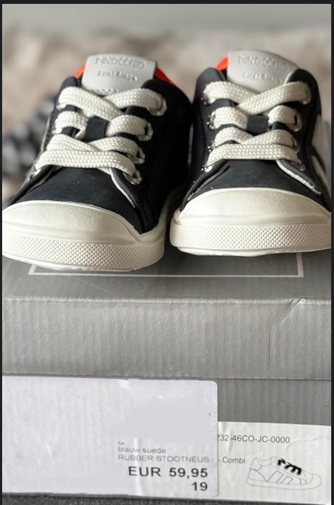 Pinocchio Kinder sneakers maat 19 - Blauw/wit, Nieuw, Ophalen of Verzenden, Jongen of Meisje, Sportschoenen