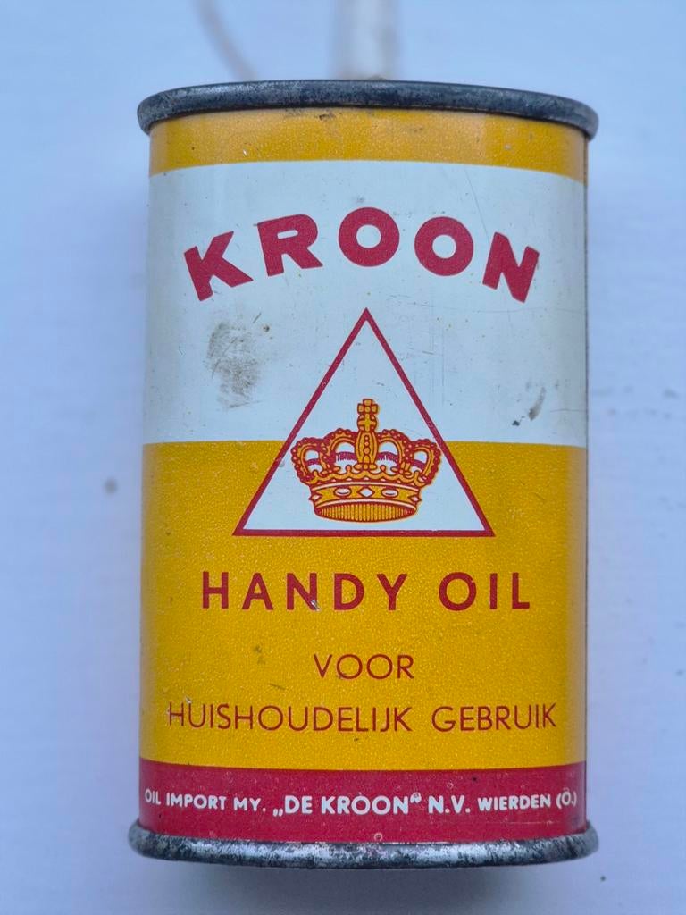 Kroon Handy Oil Olie blik Wierden Overijssel, Verzamelen, Ophalen of Verzenden, Overige