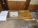 Aanrechtblad met onderbouw spoelbak, Huis en Inrichting, Keuken | Keukenelementen, Ophalen, Gebruikt, 50 tot 75 cm, Minder dan 100 cm
