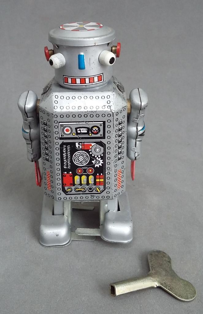 Omstreeks 1970 - 1980 Blikken ROBOT Sciencefiction Figuur, Ophalen of Verzenden