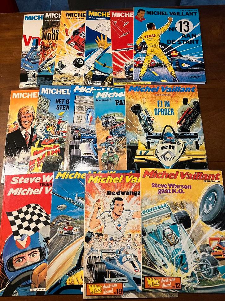 Michel Vaillant 15 nrs., Boeken, Stripboeken, Gelezen, Meerdere stripboeken, Ophalen of Verzenden