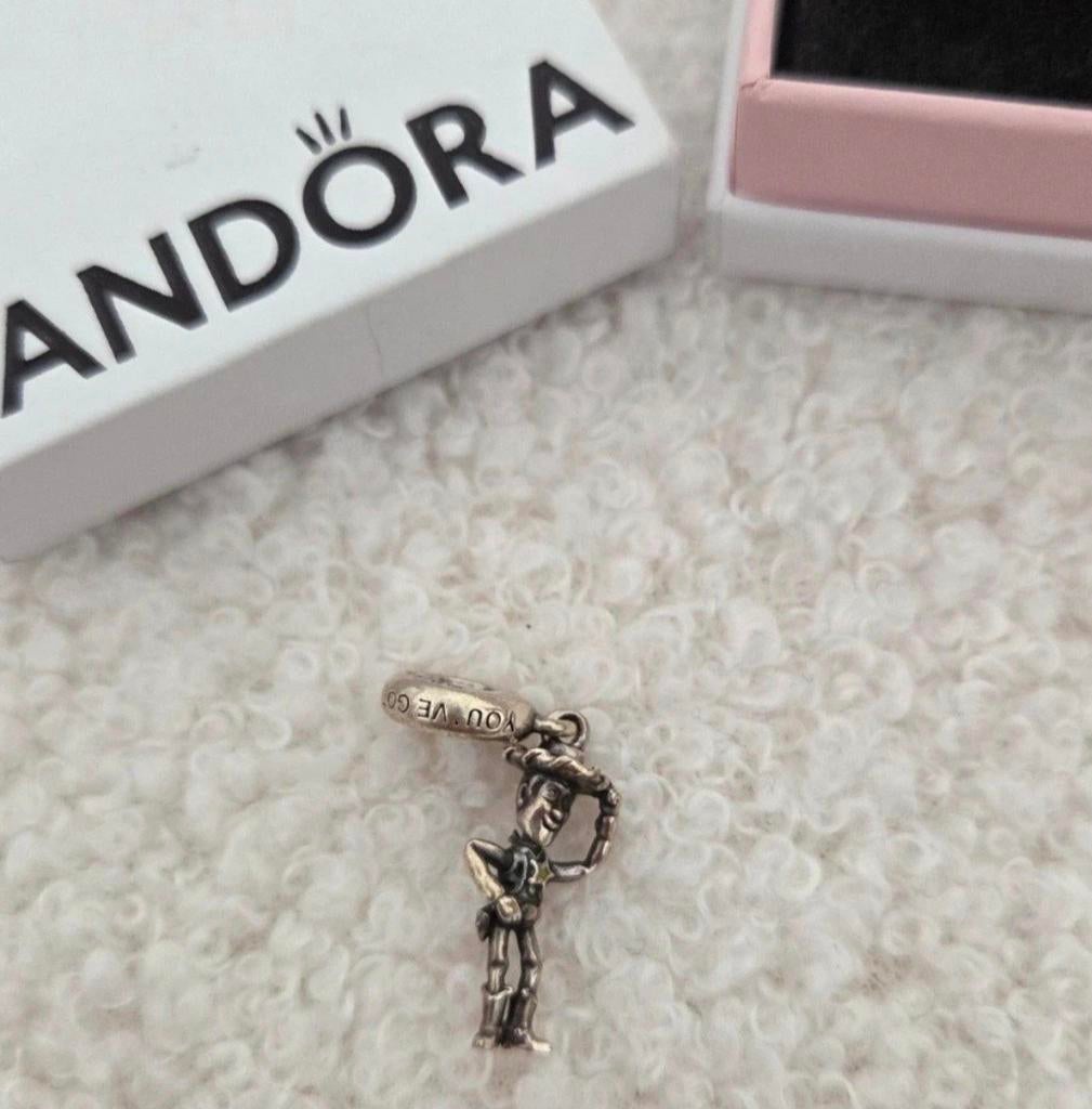Pandora Toy Story Woody bedel, Pandora, Ophalen of Verzenden, Zo goed als nieuw, 1 bedel