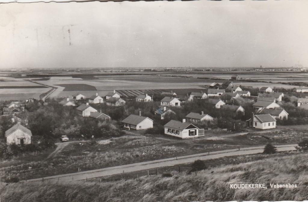 koudekerke, Verzamelen, Ansichtkaarten | Nederland, Ophalen of Verzenden, 1940 tot 1960, Friesland