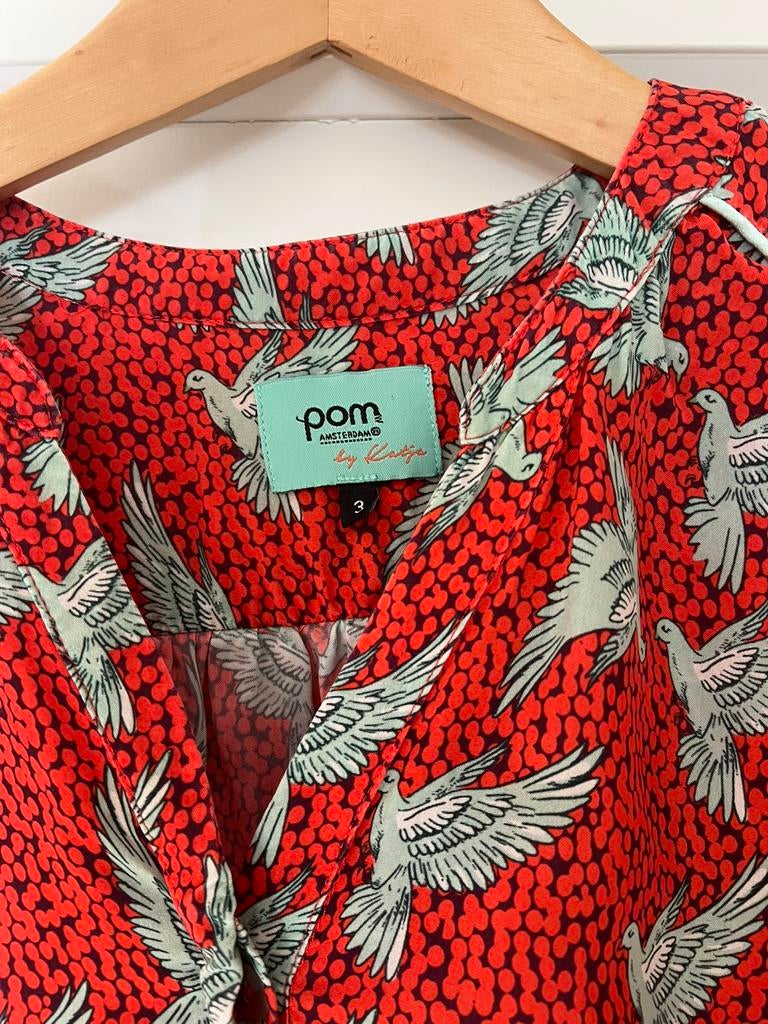 Mooie blouse van POM, Kleding | Dames, Blouses en Tunieken, Ophalen of Verzenden, Nieuw, Maat 38/40 (M), Oranje