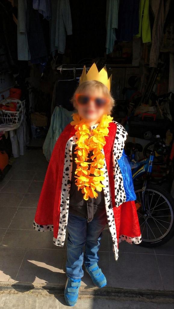Koningsmantel kinderen, Ophalen of Verzenden, Zo goed als nieuw, Jongen of Meisje