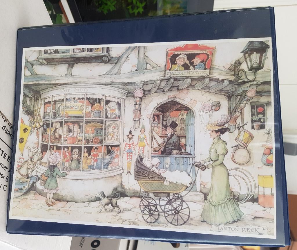 Nette A4 map met Anton Pieck wetenswaardigheden,, Ophalen of Verzenden, Gebruikt