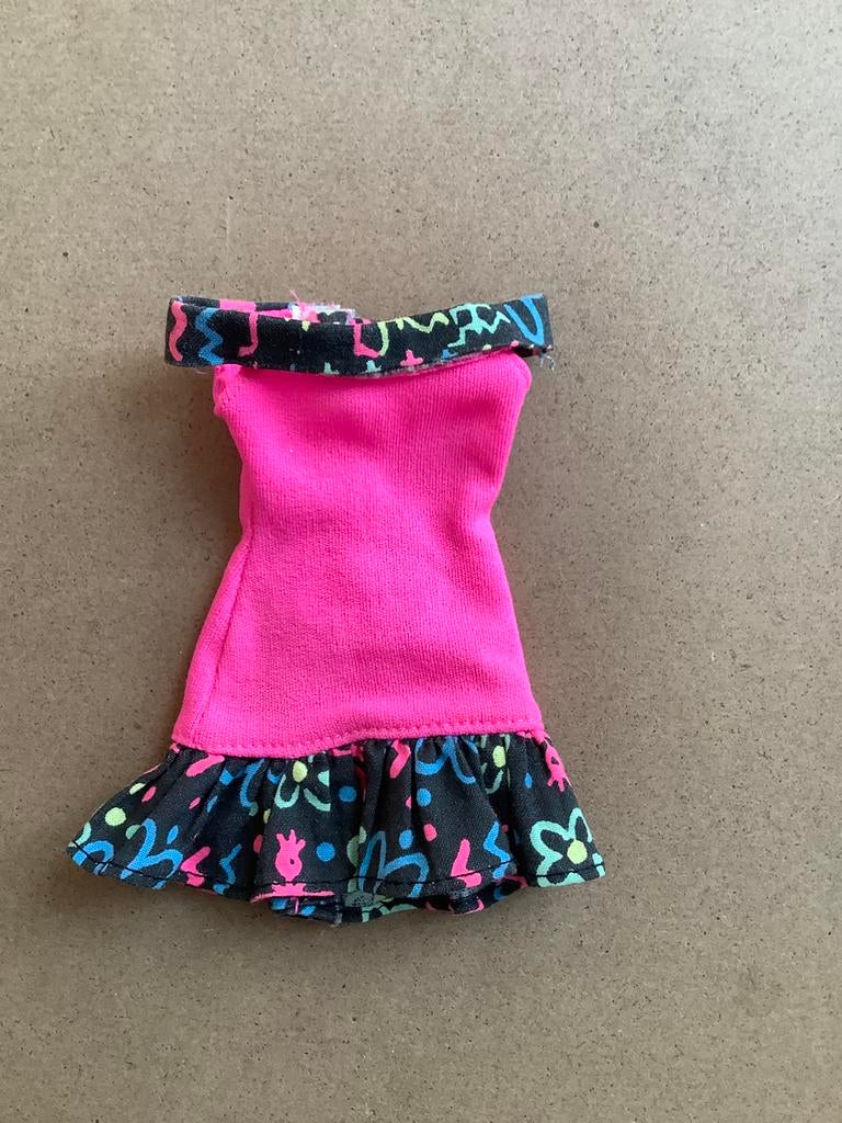 Lief jurkje voor Barbie van Mattel,vintage, Ophalen of Verzenden, Gebruikt, Kleertjes