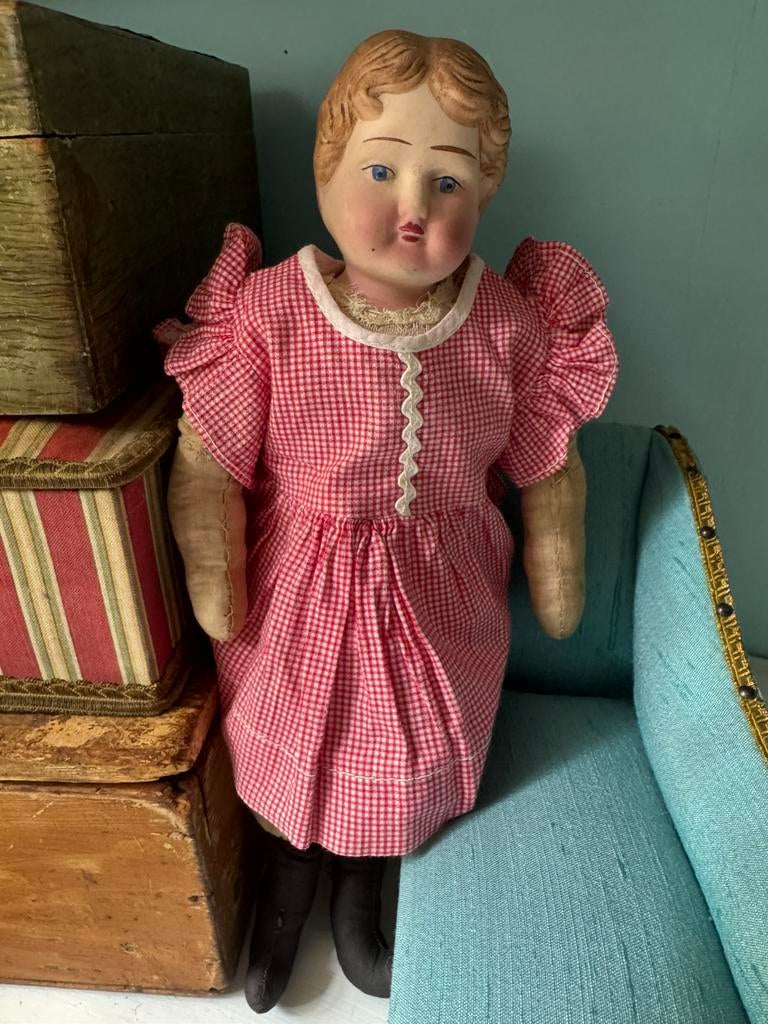 Antiek engels popje, Verzamelen, Poppen, Ophalen of Verzenden, Gebruikt, Pop