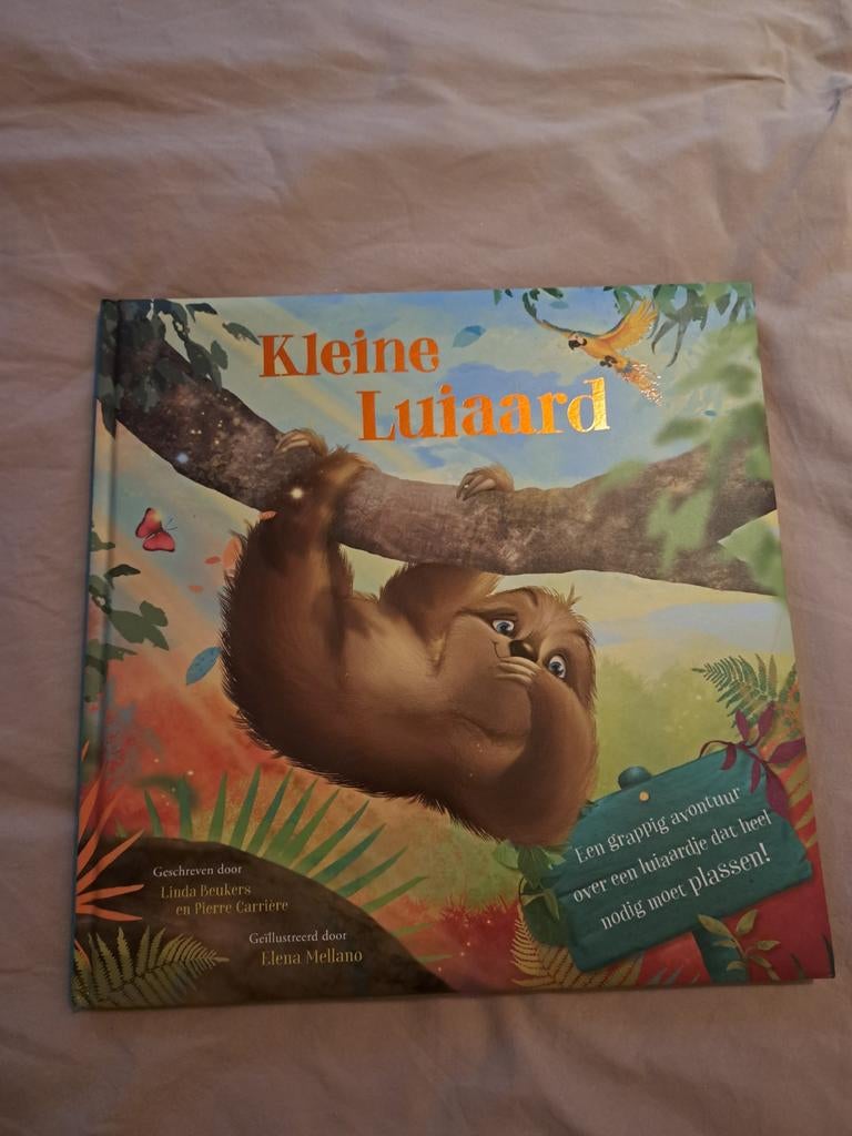 Kleine Luiaard - Leuk kinderboek, Gelezen, Linda Breukers, Pierre Corbiere, Ophalen of Verzenden, 2 tot 3 jaar
