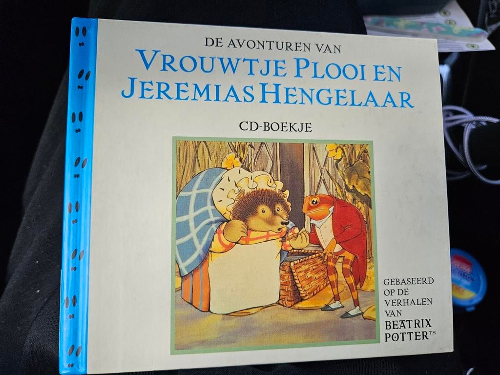 Vrouwtje Plooi en Jeremias Hengelaar CD-boekje, Ophalen of Verzenden, Zo goed als nieuw, Beatrix Potter, Sprookjes