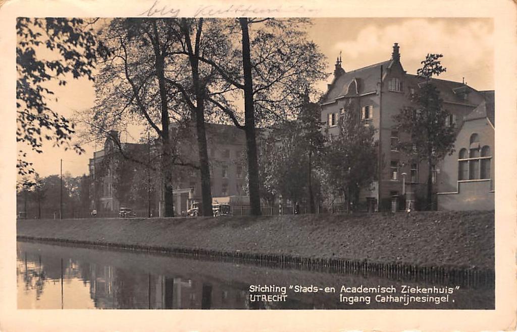 Utrecht Stads- en Academisch Ziekenhuis Catharijnesingel, Ophalen of Verzenden, 1920 tot 1940, Gelopen, Utrecht