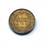 Turkse munt 500 Lira uit 1990 Turkije, Ophalen of Verzenden, Midden-Oosten, Losse munt