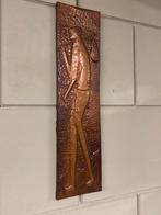 Koper wand schilderij jaren 70, Ophalen