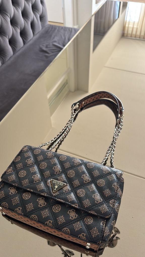 Guess tas, Ophalen of Verzenden, Zo goed als nieuw, Bruin, Handtas