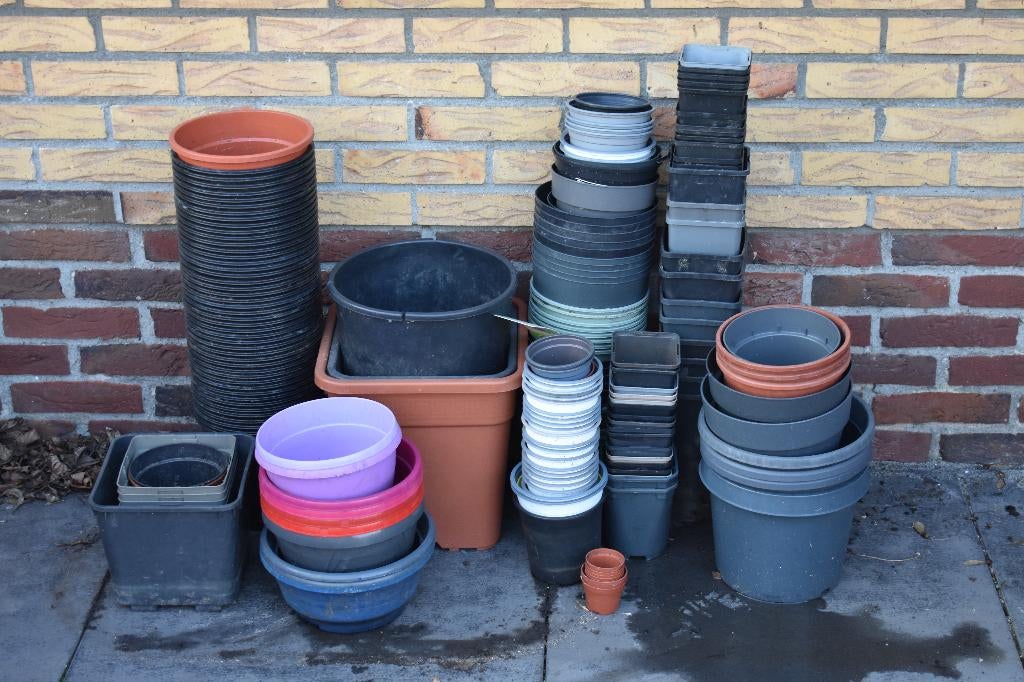 kweekpotjes - kweek potten ruim 180 stuks, Tuin en Terras, Kweekspullen, Ophalen, Gebruikt