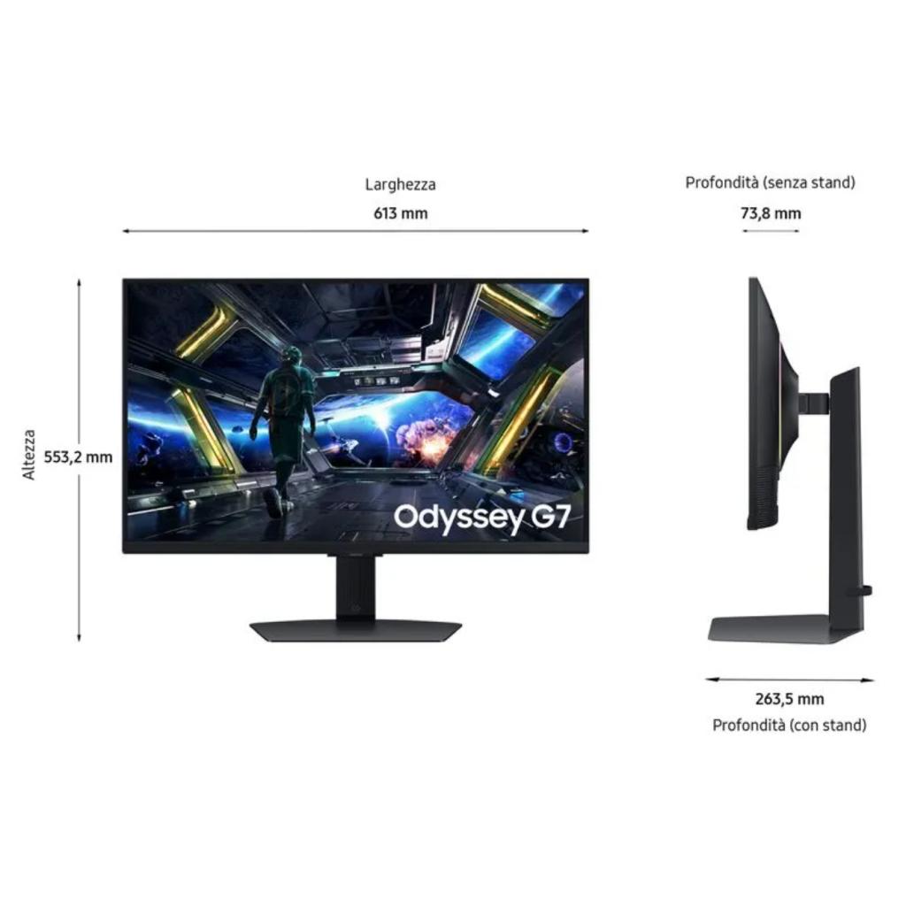 Samsung Odyssey G7 G70D S27DG702EU 4K 144hz 1MS Gaming, Computers en Software, Monitoren, Samsung, Nieuw, Support@Samsung.com