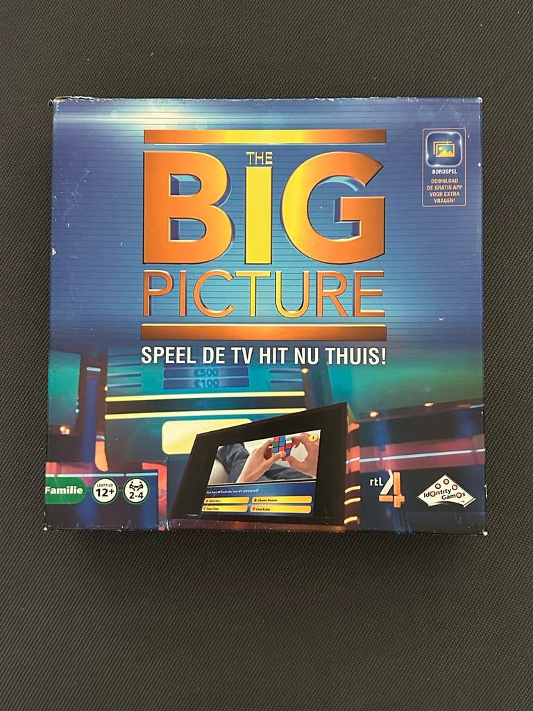 The Big Picture - Het Bordspel (RTL4 Editie), Drie of vier spelers, Ophalen of Verzenden, Gebruikt
