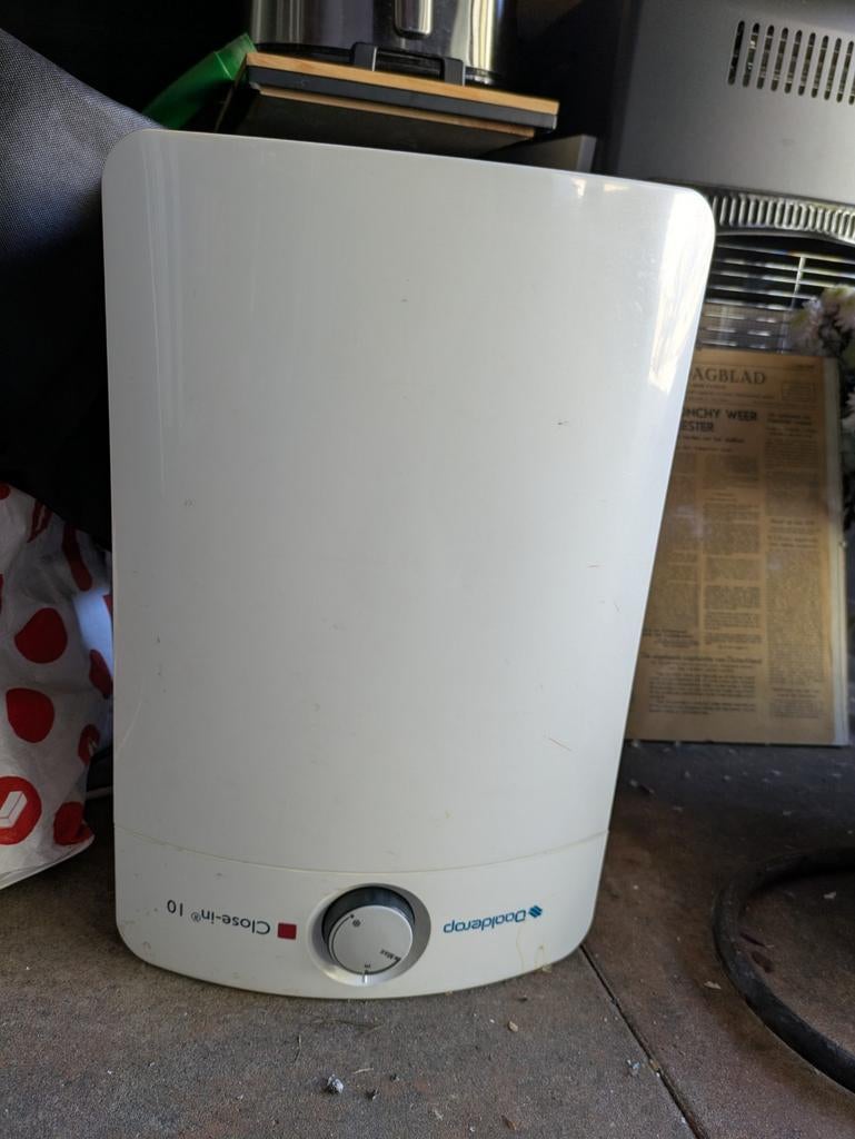 Daalderop Close-in 10 liter boiler, Doe-het-zelf en Verbouw, Geisers en Boilers, Ophalen, Gebruikt, Aardgas, Boiler
