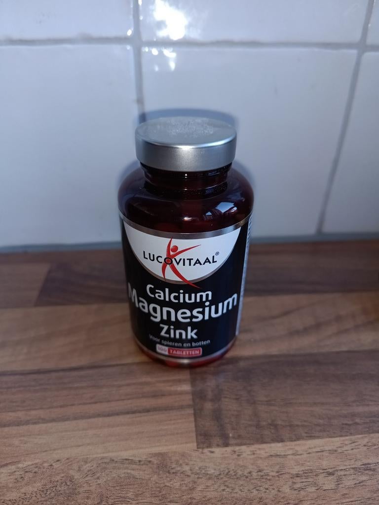 Lucovitaal Calcium Magnesium Zink - 100 tabletten, Ophalen, Nieuw, Poeder of Drank