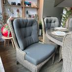 4 Seasons Outdoor (4SO) Luxe Tuinset – Ø170 cm + 6 stoelen, Tuin en Terras, Tuinsets en Loungesets, Verzenden, ., Zo goed als nieuw