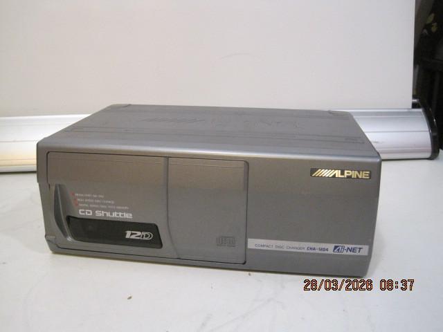alpine 12 disk cd shuttle CHA-1204 auto cd speler (383), Auto diversen, Autoradio's, Gebruikt, Ophalen of Verzenden