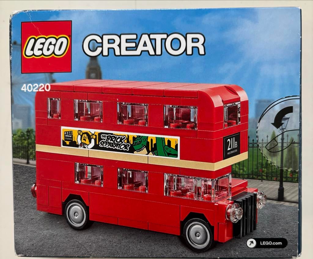 LEGO Creator London Bus 40220 (ongeopend), Kinderen en Baby's, Speelgoed | Duplo en Lego, Ophalen of Verzenden, Zo goed als nieuw