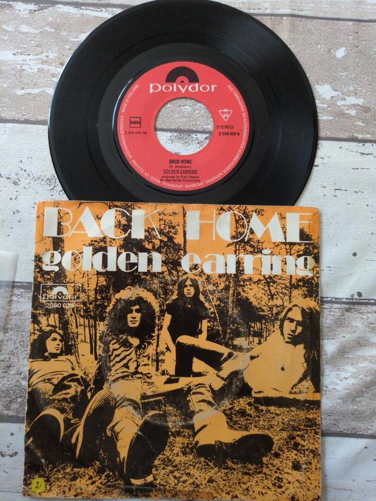 Golden Earring - Back Home (Single), Cd's en Dvd's, Ophalen of Verzenden, Gebruikt, 7 inch, Single