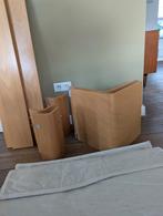 Extra lang Auping Auronde Bed Beukenhout 180 x 220 cm, Ophalen, Bruin, Tweepersoons, 180 cm