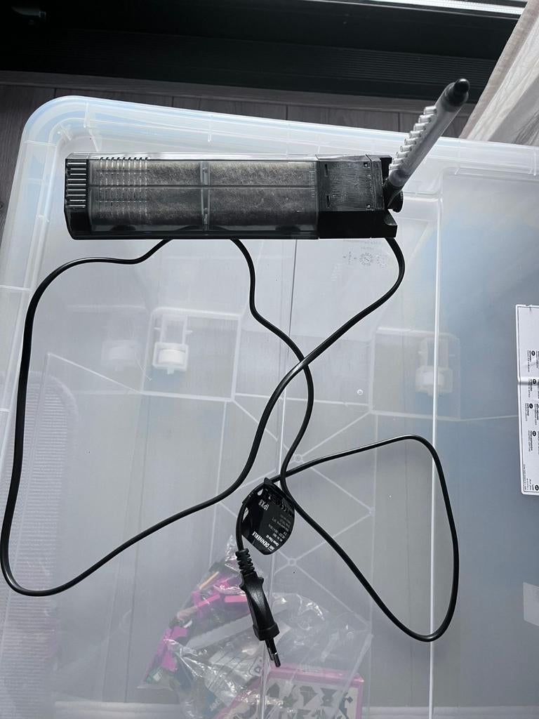 Filter Deneerle Nano corner XL for 30-60liters aquarium, Ophalen of Verzenden, Leeg aquarium