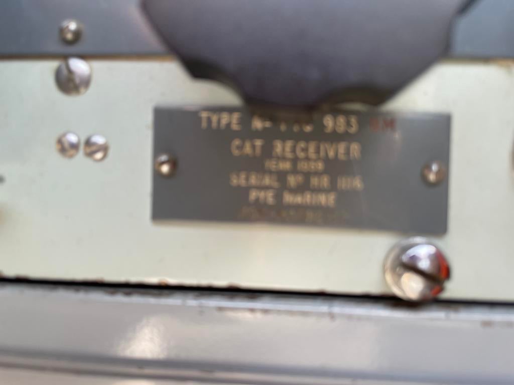 Marine omtvangers, Ophalen, Zo goed als nieuw