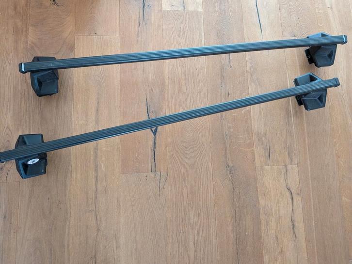 Thule dakdragers voor gesloten dakrail - Slechts 1x gebruikt, Auto diversen, Dakdragers, Zo goed als nieuw, Ophalen of Verzenden
